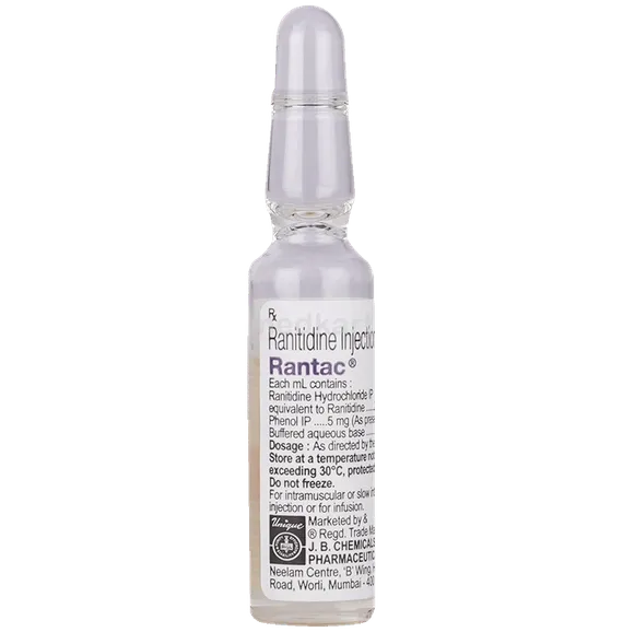 rantac injection 2 ml 5's